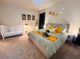 Pool Table, Foosball, King bed, Crib,Parking&Yard