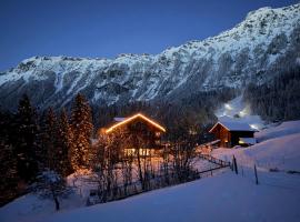Staubbachbänkli, hotel u gradu Vengen