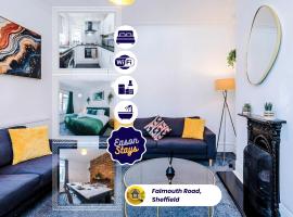 3 BDR House By Eason Stays Short Lets Sheffield, hotel i Nether Edge