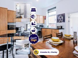 4BDR House By Eason Stays Short Lets Chorley, hotel i Chorley