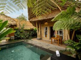 Roshan Bamboo Ubud Villa, hotell i Ubud