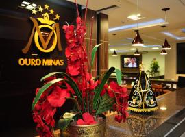 Ouro Minas Plaza Hotel, hotel blizu aerodroma Aerodrom Gvarantingeta - GUJ, Aparesida