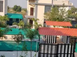 Green hevean farm house