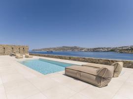 Denia Seaside Villas Mykonos, Private heated pool!, Hotel in Ornos