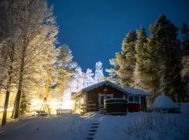 Laplandliv cabin on the lake, cabin in Bj&ouml;rkliden