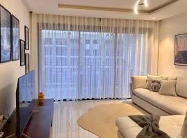 Appart familial avec terrasse et piscine, à 2 pas de la plage des nations - Rabat