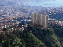 Depto completo Full equipado 2 dorm 1 baño en Barrio Los Ingleses, Vista Bahía Valparaíso