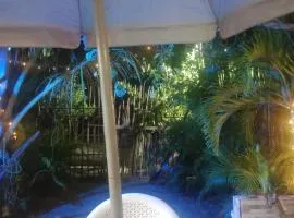 cabaña frente al mar de cartagena