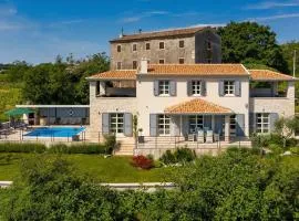 Beeindruckende Villa am Rande des Parenzana mit Privatpool, Babybett und toller Aussicht