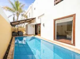Villa with pool in founty 200m from beach