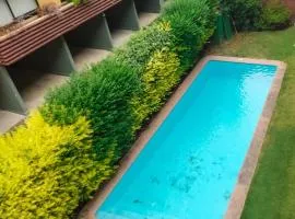 Departamento Pucón, Piscina y vistas