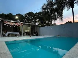 Chácara completa com churrasqueira e piscina