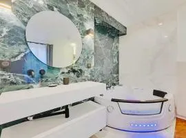 Jacuzzi 2 Chambres Moderne Centre Climatisation Wifi Tramway