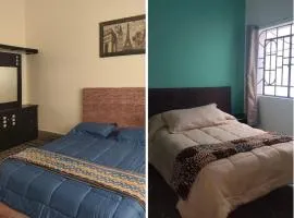 Hospedaje en habitación casa colonial centro histórico Puebla