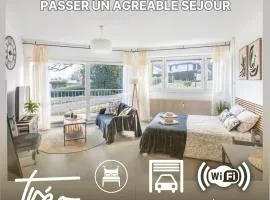 L'Eden Appart, Fibre, Garage, Balcon, Calme et Cosy