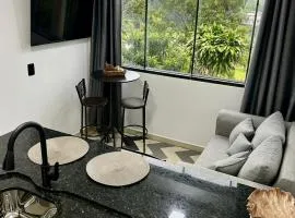 Apto 01 casal praia e vista montanhas