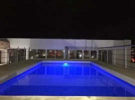 Luxury apartment with pool view and Jacuzzi