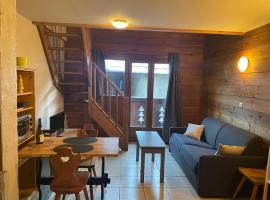 Le Serena Duplex, Studio avec mezzanine et garage, hotel a Val Cenis