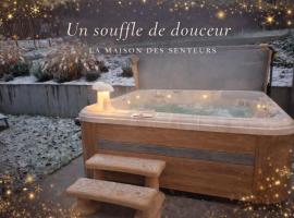 B&B Caprice d'Epices, hotellia, jossa on porealtaita kohteessa Francorchamps