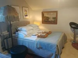 Ljus vindslägenhet- Nära Centralstationen