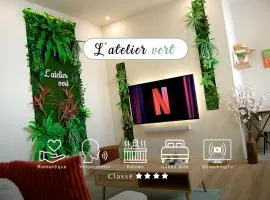 L'atelier vert - SPA, Suite Luxe, Proche Hypercentre - Classé 4 étoiles