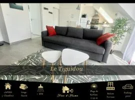 Le Tiguidou, Cosy, lumineux, 2-6 pers, plage 300m