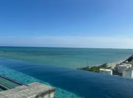 Studio com Varanda Vista Mar Lateral-NT524 Praia Pajuçara
