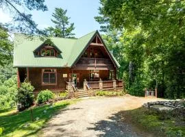 Luxury Three-Story Riverfront Cabin Rental for Groups in Blue Ridge Region of Georgia