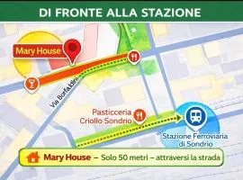 MARY HOUSE FRONTE STAZIONE TRENI e bus
