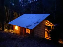 Aventura mágica! Cabañas del bosque con ribera, hotel a Palguín