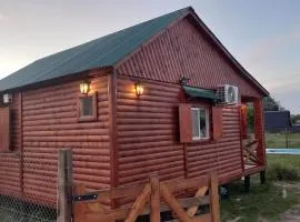 Fully equipped cabin with pool