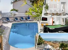 Villa Miramar with Pool, BBQ, Billiard & Sea View