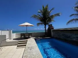 Ipioca beach, pe na area com vista incrível e piscina privativa