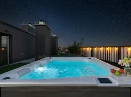 Luxury Sky Jagodno Apartment with Jacuzzi Parking & Terrace by Renters Prestige