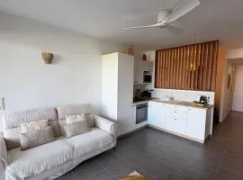 Loft Nama overlooking garden and Caribbean Sea beach