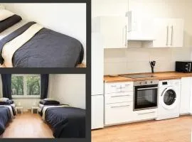 Neue Handwerker-Apartments mit Küche, Wifi, Parkplätze, TV, Balkon
