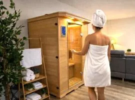 Luxus City Apartment Sauna Balkon Küche Zentral