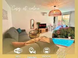 Le Ernest - Parking inclus, jardin privé et piscine