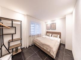 The R Apartment Mittelfelsen - Quiet, Free Parking, iseteenindusega majutus sihtkohas Neuhausen am Rheinfall