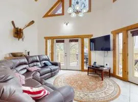 Unique cabin with amazing mountain views pond access wifi & close to shopping