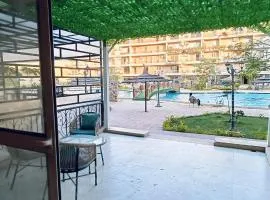 Steps from Grand Egyptian Museum with Pool View
