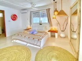 Ocean Oasis Private 4 bedroom Double Storey Villa & pool Paje Beach Zanzibar WIFI AC TV generator & Housekeeping 90m to Paje Beach Zanzibar