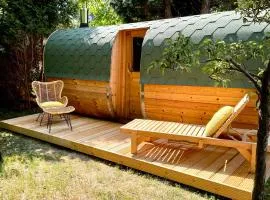 Holzfass Entspannung pur mit schönstem Bergblick 1