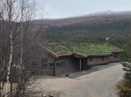 Modern mountain cabin with panorama view, Hotel in Eggedal