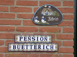 Pension Bütterich, hotell nära Husums swimmingpool, Husum