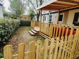 Camping domaine des Iscles - LA ROQUE D ANTHERON -Mobil-home confort 3 ch 2 clims - Camping