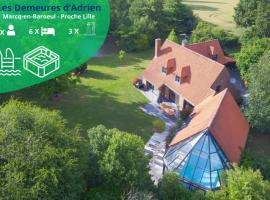 La Maison Du Lac avec Piscine- Les Demeures d'Adrien, hotel in Marcq-en-Baroeul