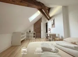 Le nid des bergers - Championnet 3 rooms, garage, clim a-c