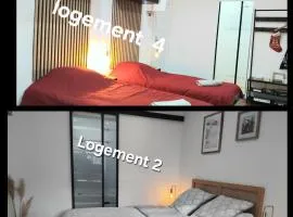 Appartement 4 ou 2 Parking Wifi Terrasse cosy