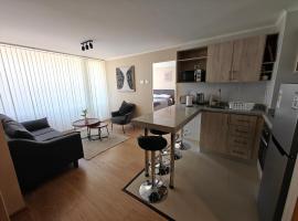 Amplio departamento en pleno centro de Chillán con estacionamiento privado โรงแรมในชิยัน